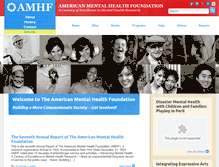 Tablet Screenshot of americanmentalhealthfoundation.org